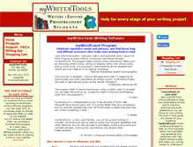 Tablet Screenshot of mywritertools.com